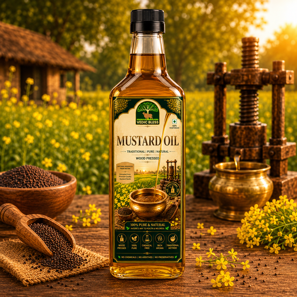 Wood Pressed Mustard Oil
